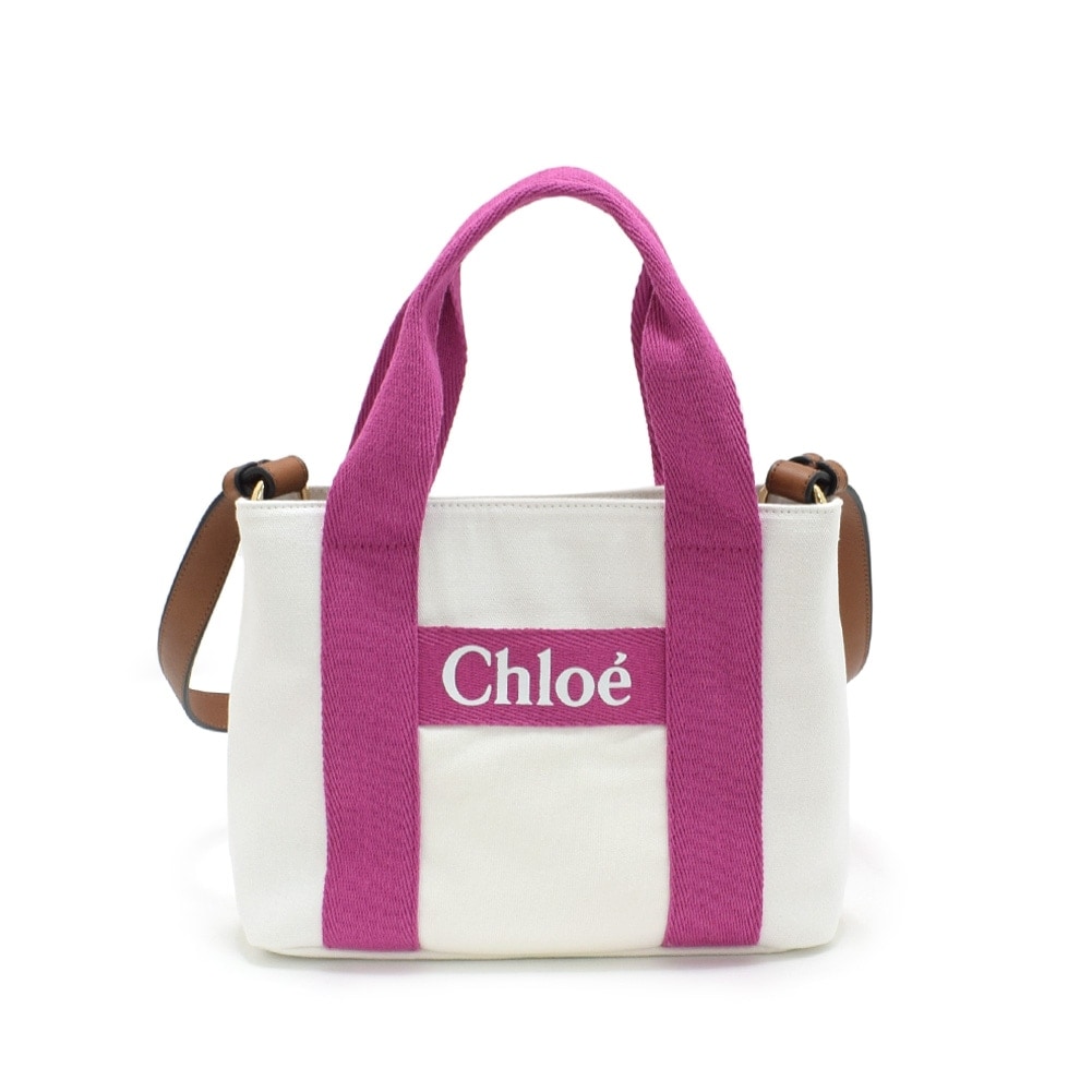 Chloe クロエ ショルダーバッグ C20046/117 ホワイト/ピンク 子供用 キッズ ガールズ レディース【送料無料（※北海道・沖縄は1,000円）】