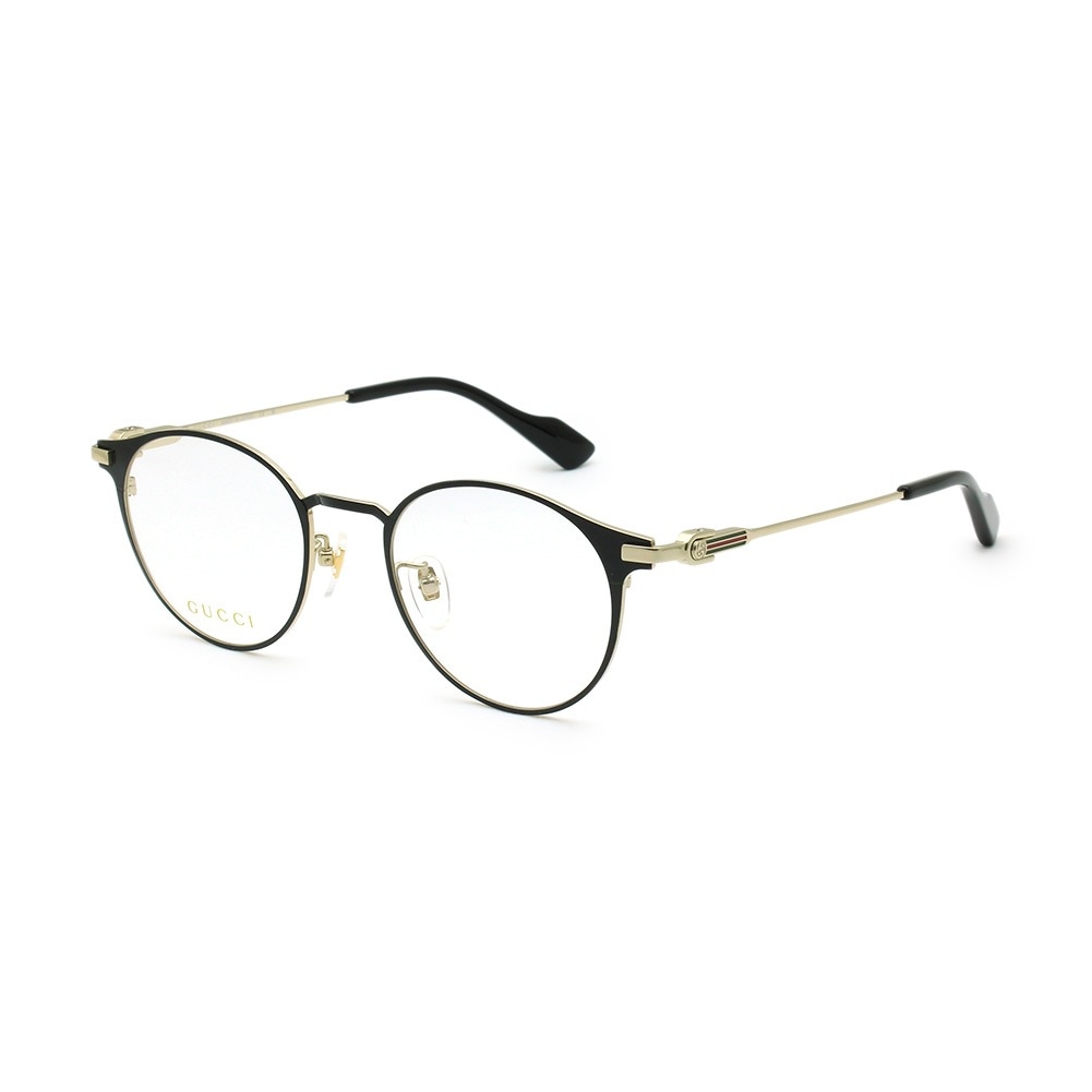 グッチ メガネ 眼鏡 フレーム のみ GG1739OK-001 ブラック ノーズパッド メンズ レディース ユニセックス GUCCI【送料無料（※北海道・沖縄は1,000円）】