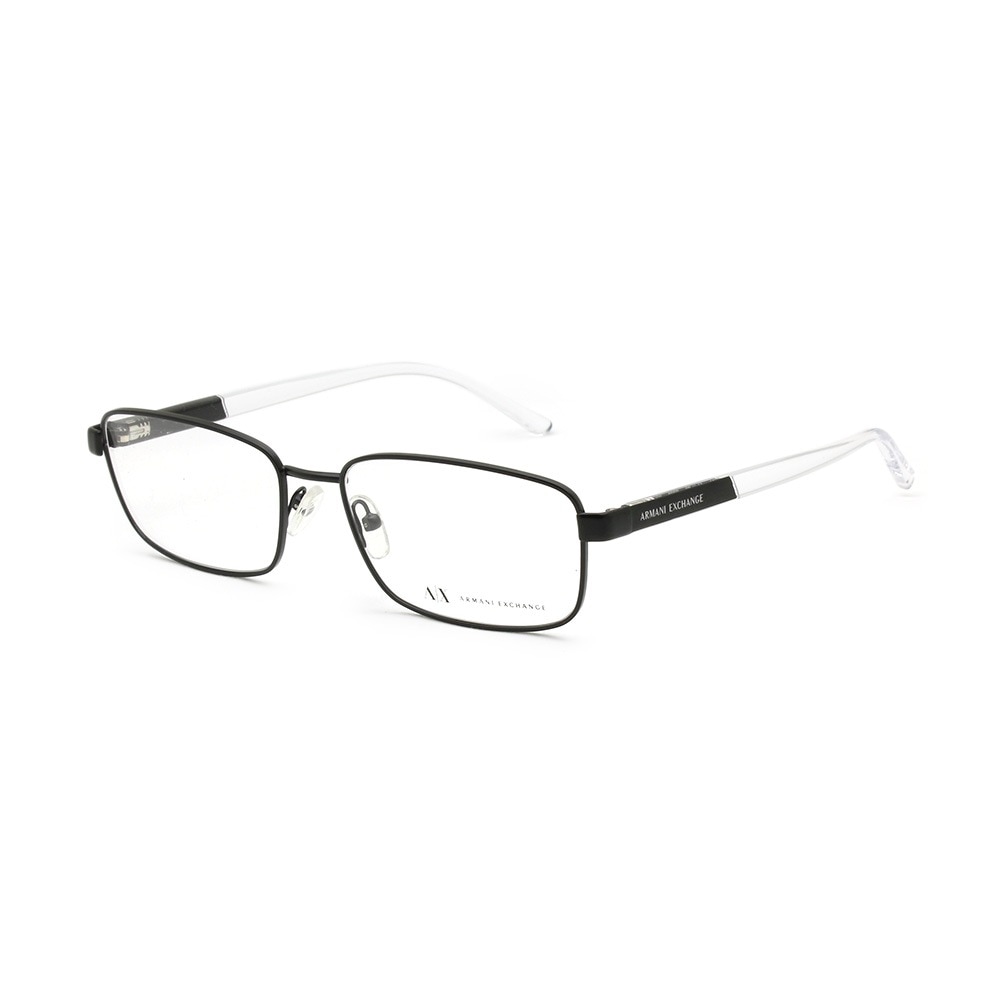 アルマーニ エクスチェンジ 眼鏡 フレーム のみ AX1050 6000 56 ブラック ノーズパッド メンズ ARMANI EXCHANGE【送料無料（※北海道・沖縄は1,000円）】