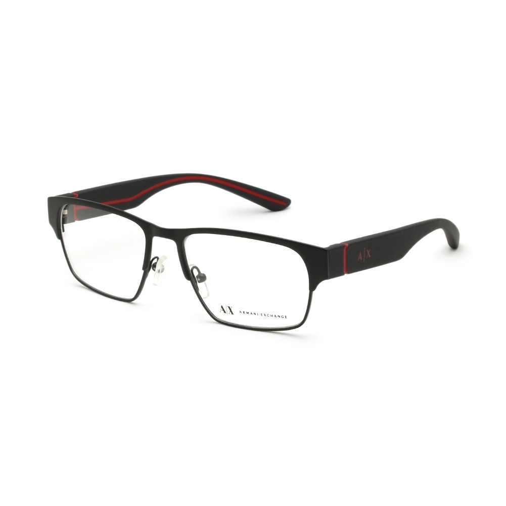 アルマーニ エクスチェンジ 眼鏡 フレーム のみ AX1059 6000 54 ブラック ノーズパッド メンズ ARMANI EXCHANGE【送料無料（※北海道・沖縄は1,000円）】