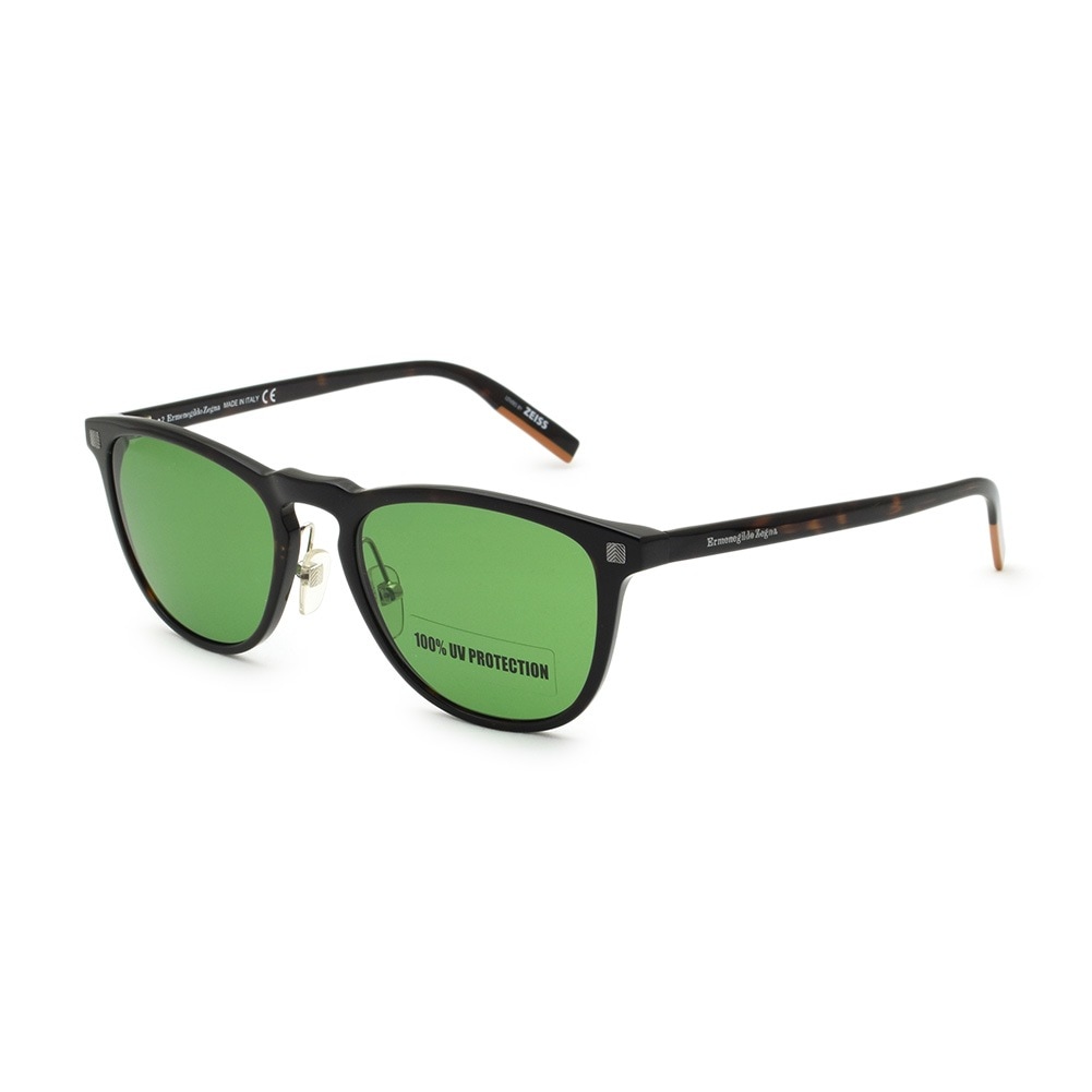 【美品】Ermenegildo Zegna エルメネジルドゼニア サングラス エルメネジルド・ゼニア サングラス EZ0182/S-52N ハバナ ノーズパッド