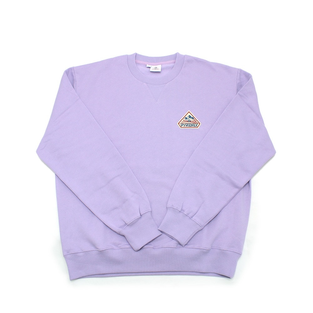 ピレネックス スウェット PHASE BRUSHED HUS017 WISTERIA ラベンダー メンズ レディース ユニセックス トレーナー カットソー PYRENEX【送料無料（※北海道・沖縄は1,000円）】