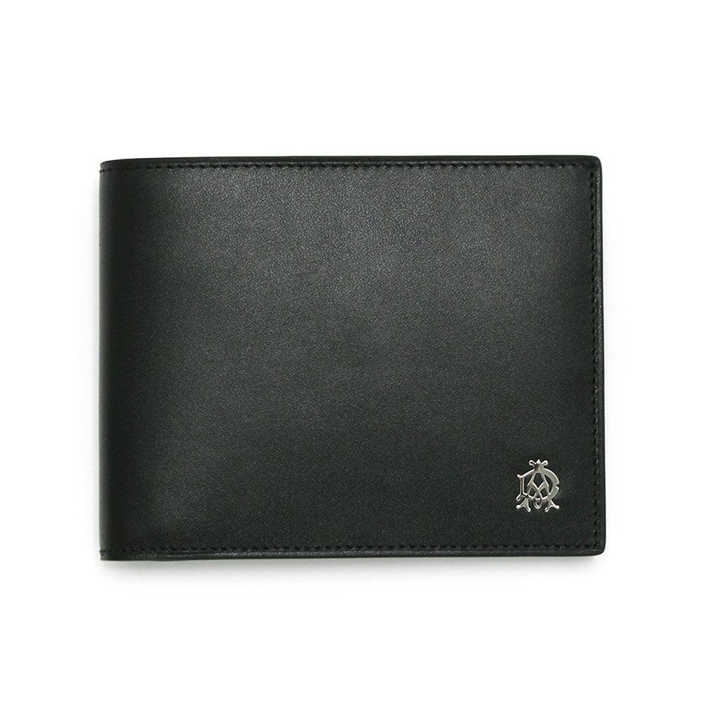 DUNHILL ダンヒル 二つ折り財布 L2R332A ブラック WESSEX BILLFOLD 4CC COIN P メンズ 財布【送料無料（※北海道・沖縄は1,000円）】