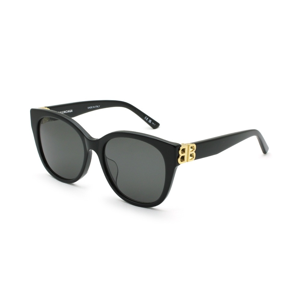 【国内正規品】バレンシアガ サングラス BB0103SA-001 57 ブラック アジアンフィット レディース BALENCIAGA【送料無料（※北海道・沖縄は1,000円）】