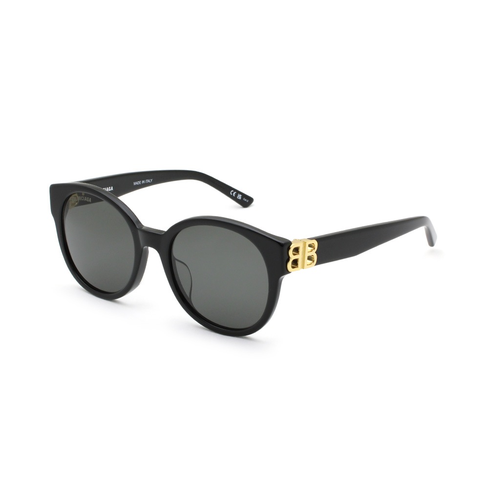 【国内正規品】バレンシアガ サングラス BB0134SA-001 55 ブラック アジアンフィット レディース BALENCIAGA【送料無料（※北海道・沖縄は1,000円）】