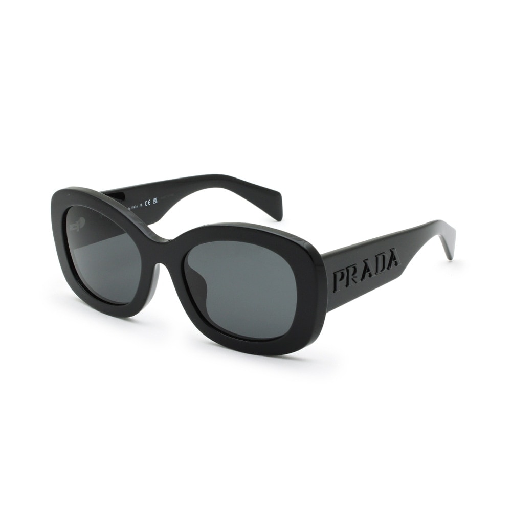 プラダ サングラス PRA13SF 1AB5S0 55 ブラック アジアンフィット レディース PRADA SPR A13-F 1AB-5S0【送料無料（※北海道・沖縄は1,000円）】