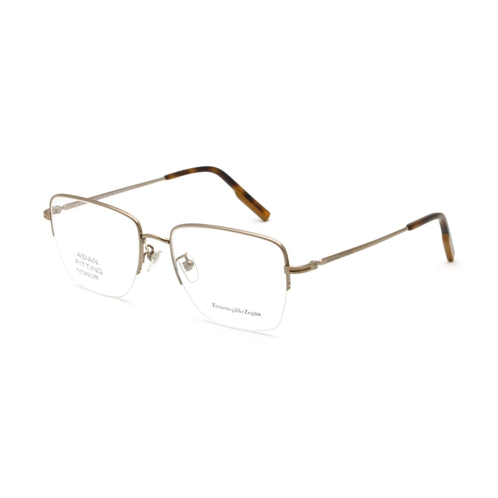 エルメネジルド・ゼニア メガネ EZ5209-D/V-036 ブロンズ ノーズパッド メンズ 眼鏡フレーム のみ Ermenegildo Zegna【送料無料（※北海道・沖縄は1,000円）】