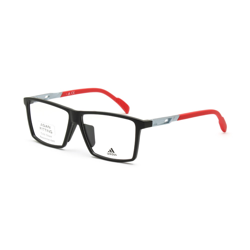 アディダス メガネ 眼鏡 フレーム のみ SP5018-F/V 001 58 ブラック アジアンフィット メンズ adidas【送料無料（※北海道・沖縄は1,000円）】