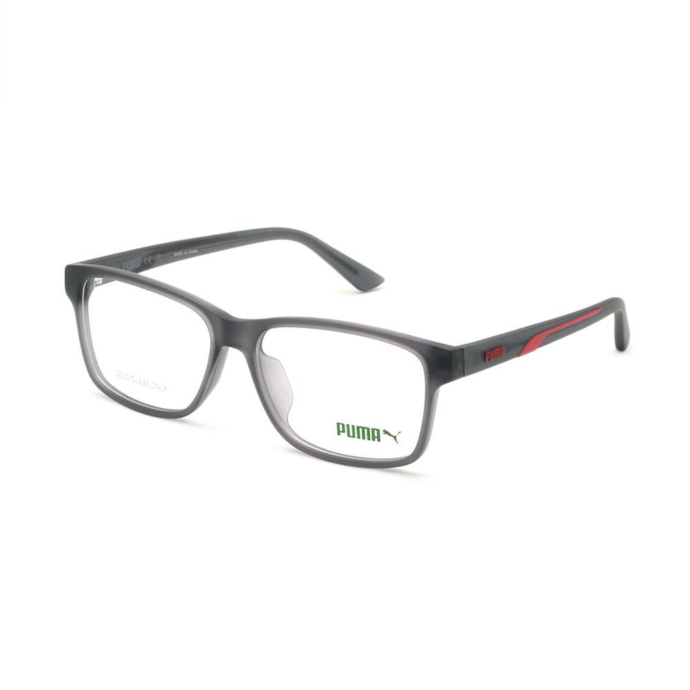 【国内正規品】PUMA プーマ 眼鏡 フレーム のみ PU0475OA-003 マットグレー アジアンフィット メンズ【送料無料（※北海道・沖縄は1,000円）】