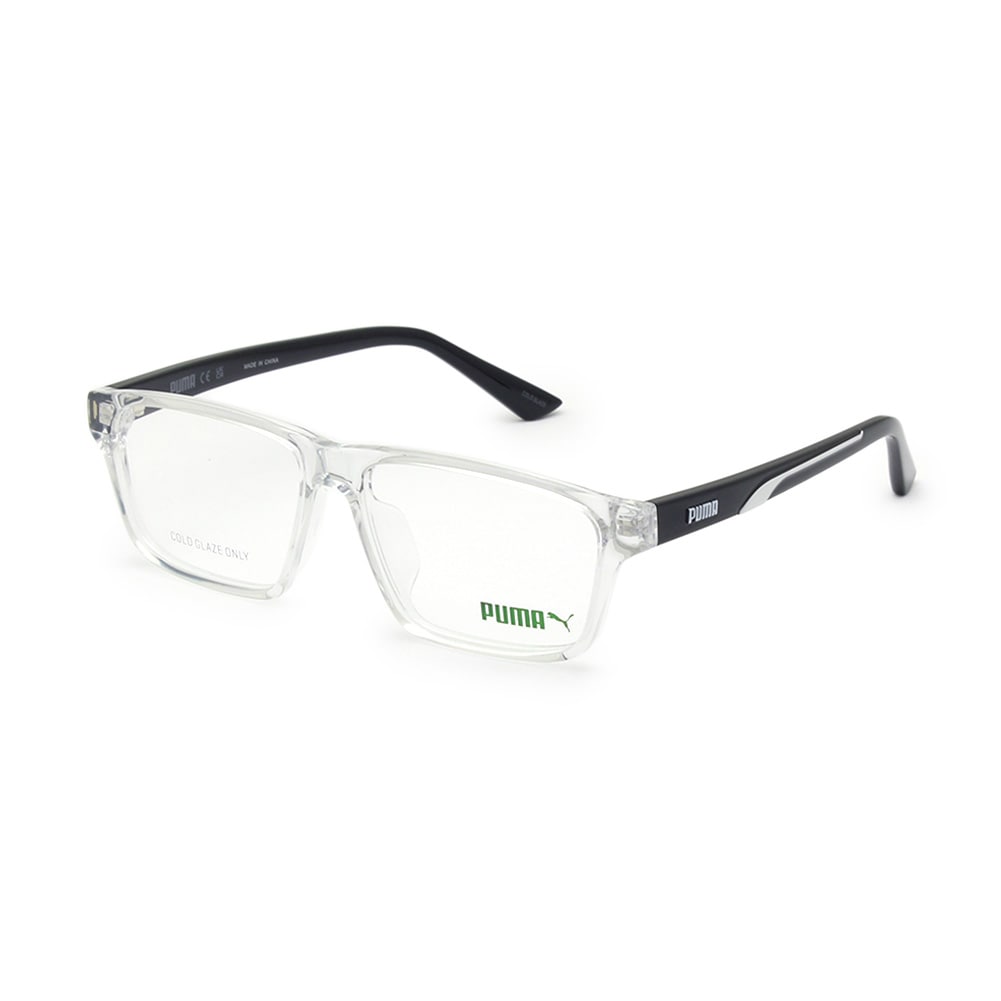 【国内正規品】PUMA プーマ 眼鏡 フレーム のみ PU0477OA-004 クリア アジアンフィット メンズ【送料無料（※北海道・沖縄は1,000円）】