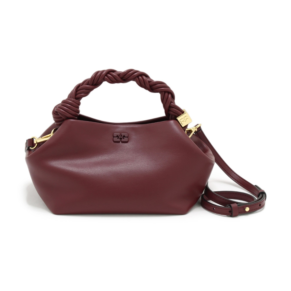 GANNI ガニー ハンドバッグ A5313-436 Bou Bag Small バーガンディ レディース ショルダーバッグ【送料無料（※北海道・沖縄は1,000円）】