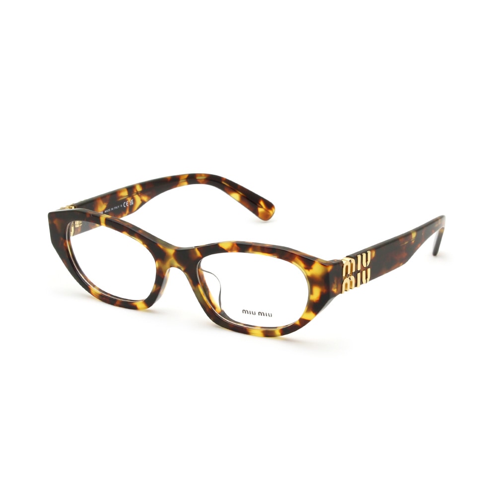 MIU MIU ミュウミュウ 眼鏡 フレーム のみ MU03WVF 14L1O1 53 ハバナ アジアンフィット レディース VMU 03W-F 14L-1O1【送料無料（※北海道・沖縄は1,000円）】