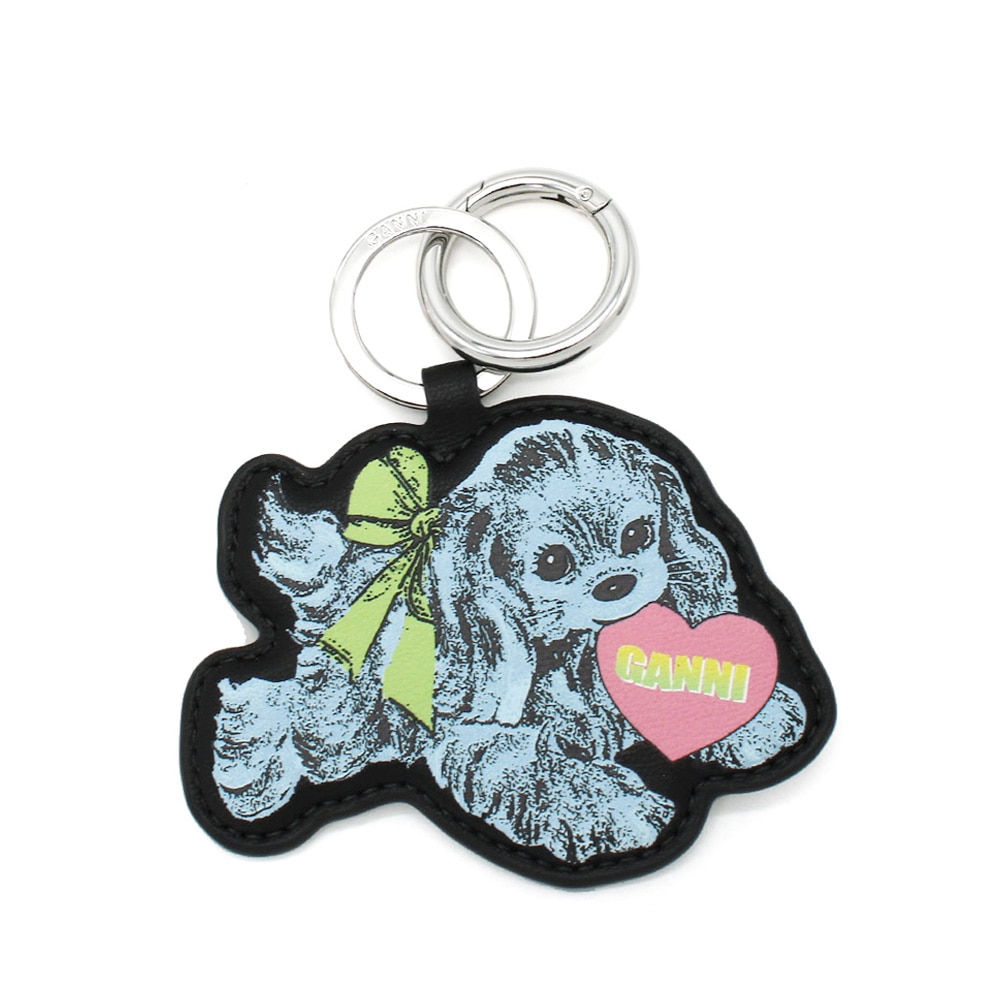 GANNI ガニー キーホルダー A7059-646 Dog Keyring レディース キーリング アクセサリー【送料無料（※北海道・沖縄は1,000円）】