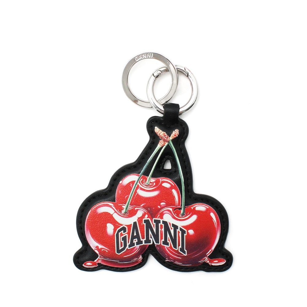 GANNI ガニー キーホルダー B3010054-099 Cherry Keyring レディース キーリング アクセサリー【送料無料（※北海道・沖縄は1,000円）】