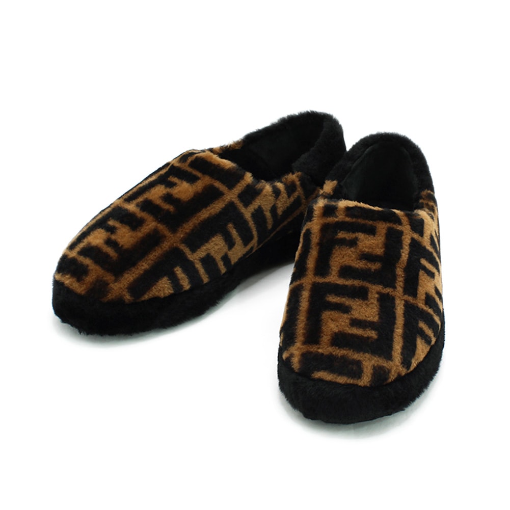 FENDI フェンディ ルームシューズ 7P1491-AHH1-F0R7R ブラウン FF柄 