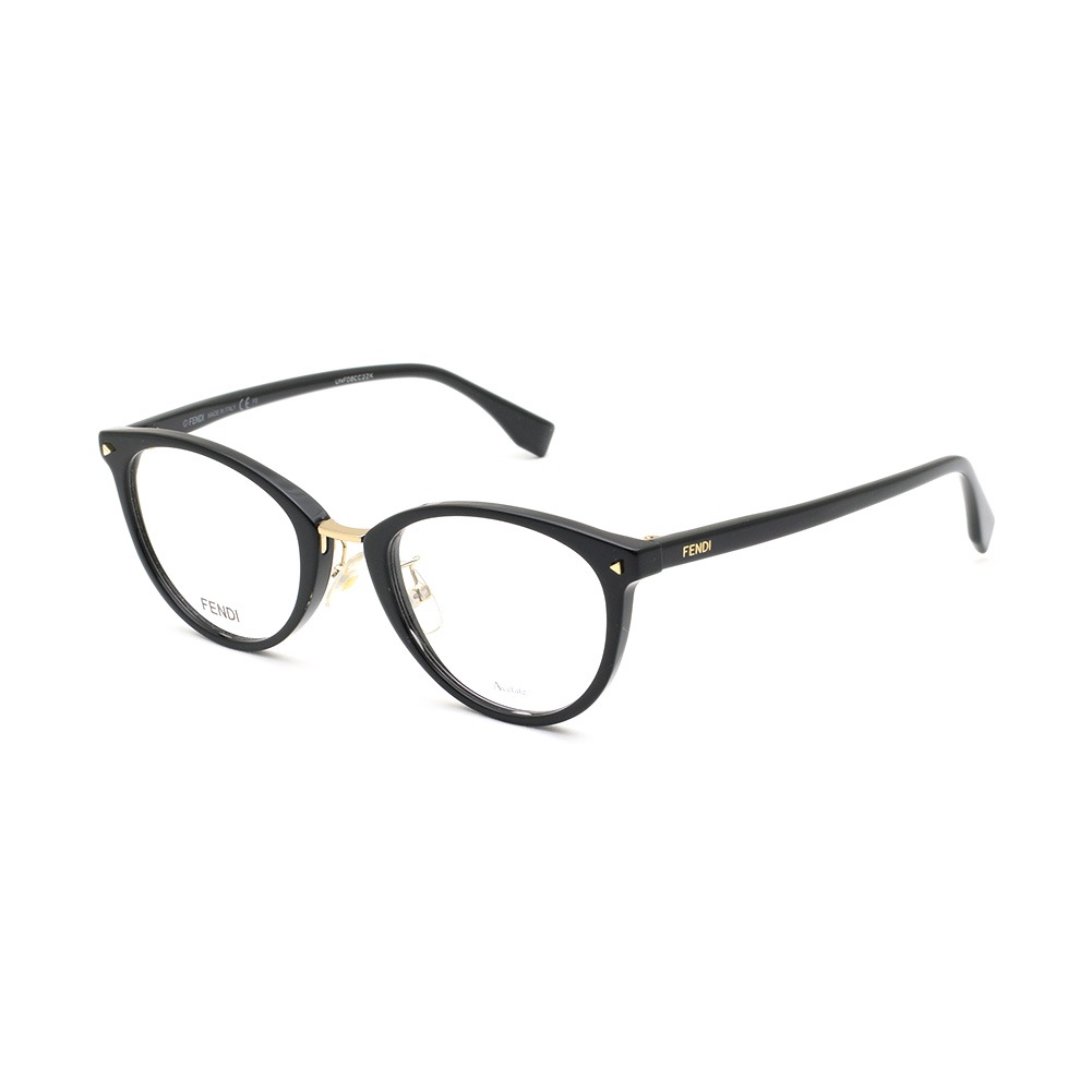 FENDI フェンディ メガネ フレーム FF 0367/G 807 50 ブラック ノーズ 