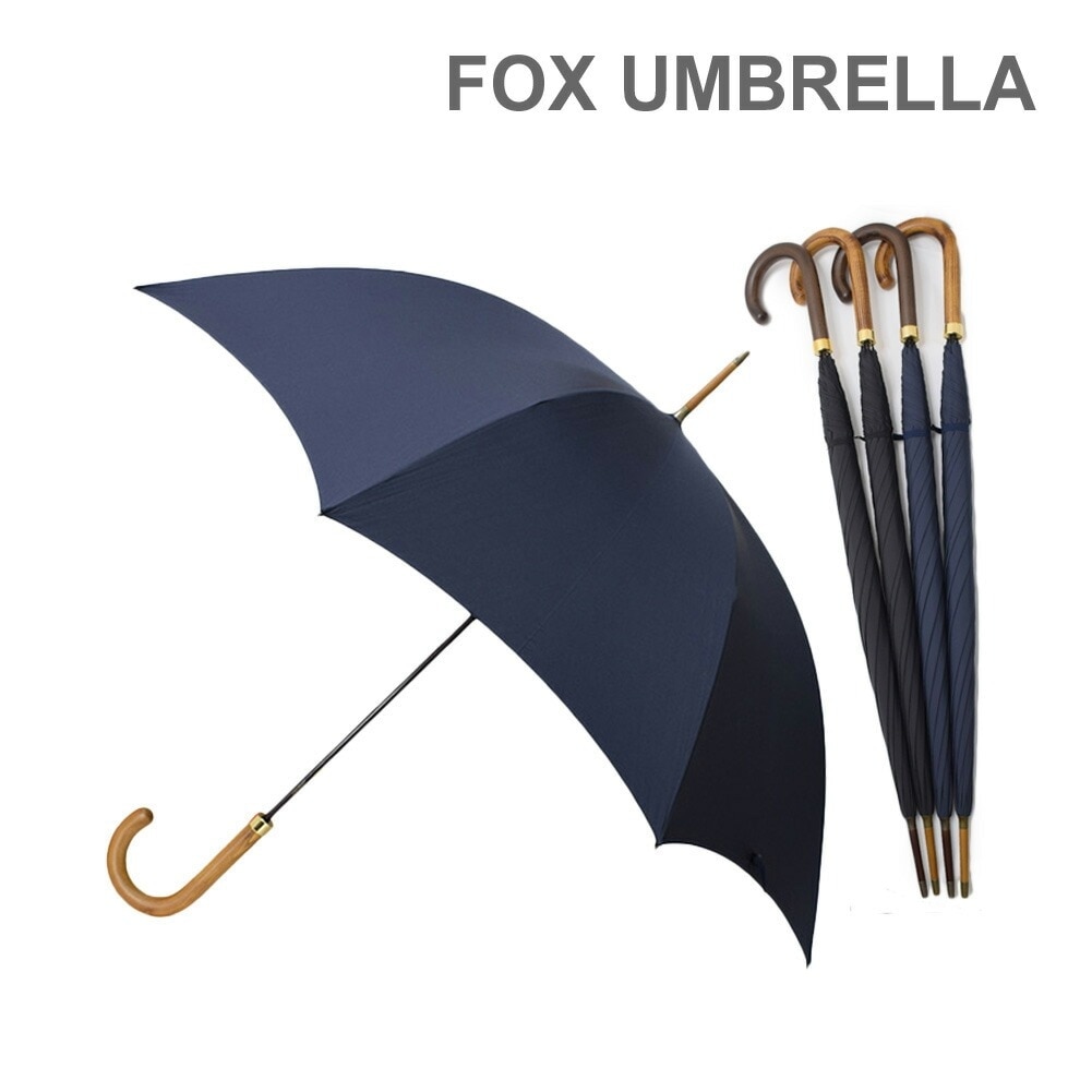 FOX UMBRELLAS フォックスアンブレラ 長傘 GT1 Hardwood ブラック