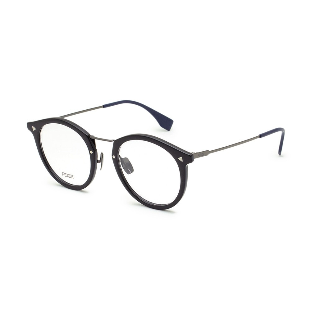 FENDI フェンディ メガネ フレーム FF M0050 ANS 48 ブラック ノーズ