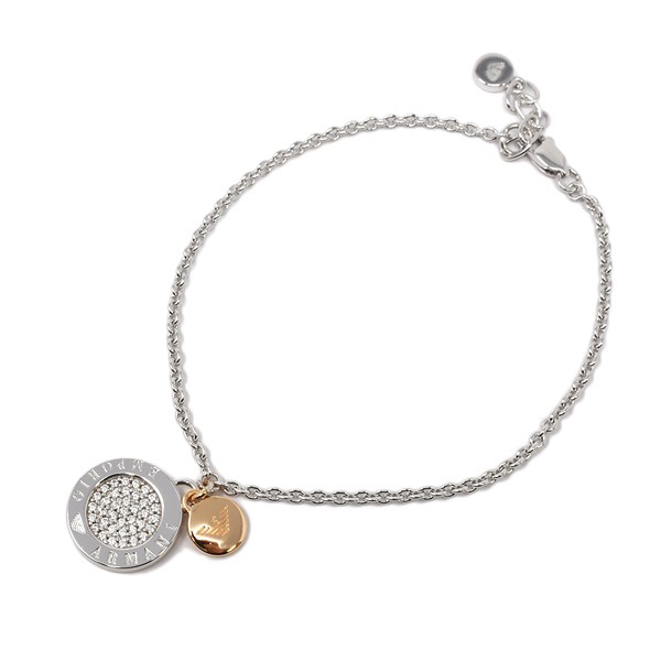 エンポリオ アルマーニ ブレスレット EG3378040 シルバー ピンク  