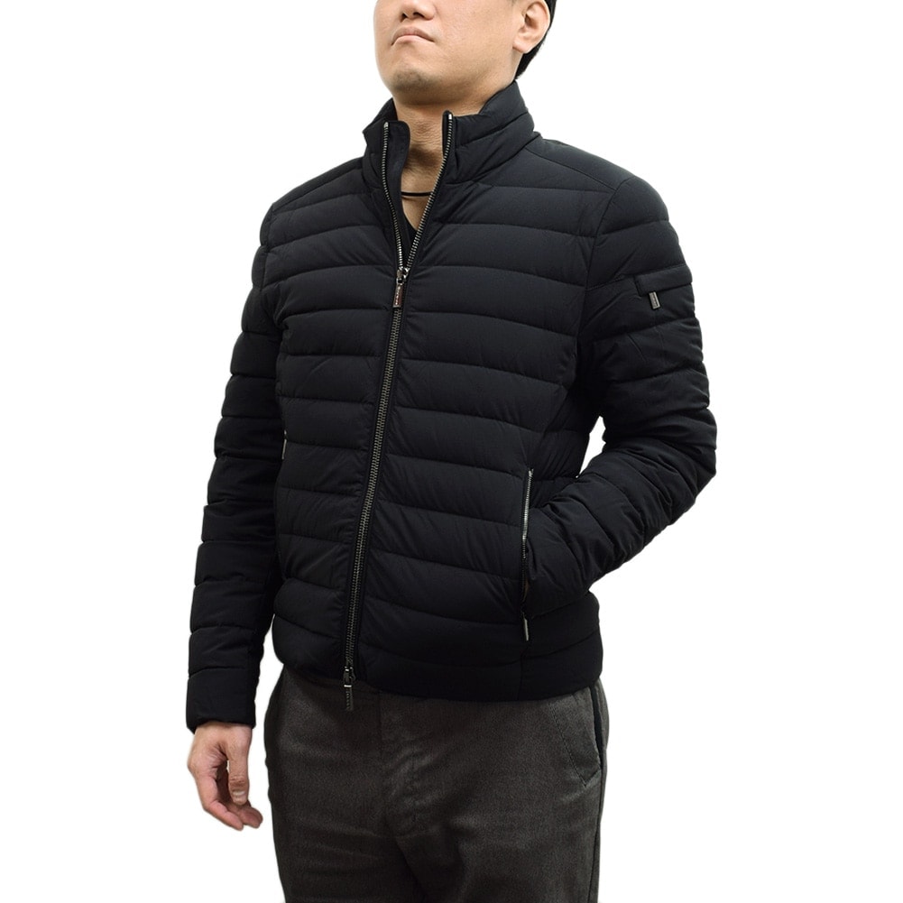 ☆関税送料込み☆Moorer ブラックウールダウンジャケット 22AW ムーレー ダウン メンズ RAY-KN NERO ブラック ダウン