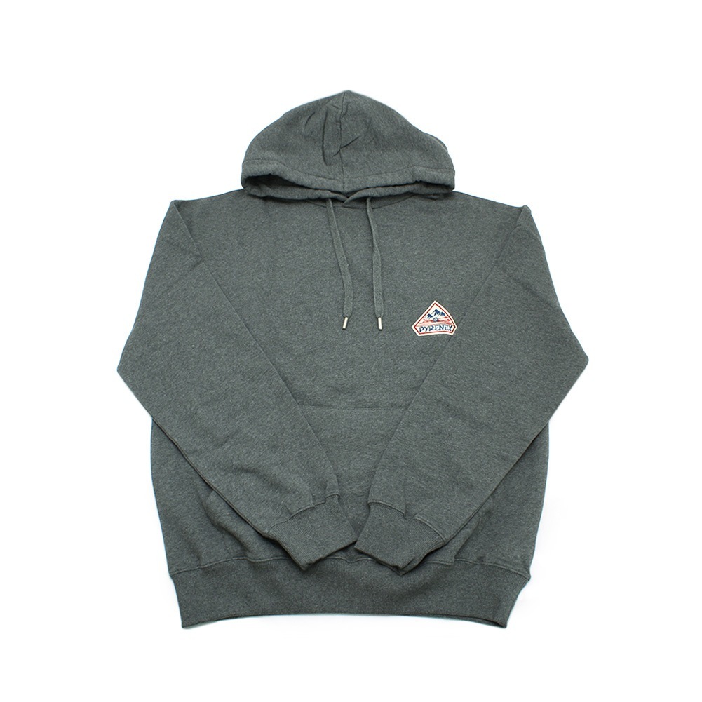 ピレネックス パーカー JOURNEY BRUSHED HUS018 ARDESIA MARL GREY 