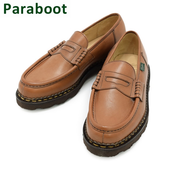 パラブーツ ブラウンレザー ローファー PARABOOT パラブーツ CHAMBORD