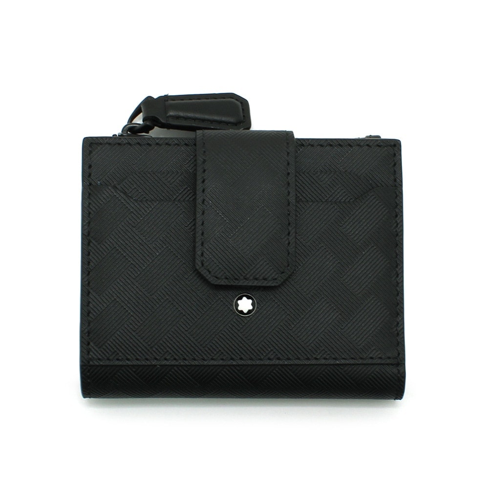 Montblanc 黒 レザー 二つ折り財布