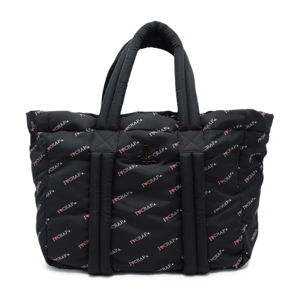 Vivienne Westwood トートバッグ 42050043-11021-N301 BLACK ヴィヴィアンウエストウッド トートバッグ 42050043-11021-N301