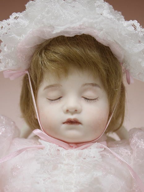 三輪輝子 創作ドール ビスクドール 天使 洋装 | 創作人形館ミワドール