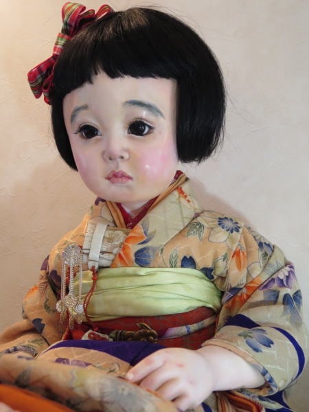 かなみお取り置き　創作人形 美零 -mirei- 小さな木目込み人形 | コンパクト五月人形の人形