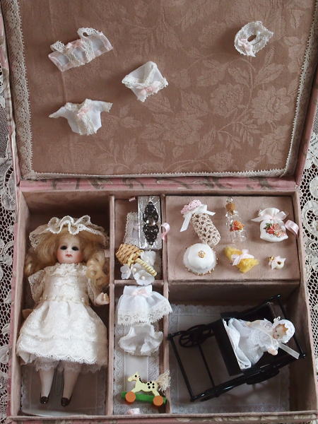 ✨期間限定✨バニーちゃん♥化粧箱入り　ビスクドール　ミニョネット　リプロ 宮崎 佳代作/リプロダクションドール/ハニーサックル(BOXセット