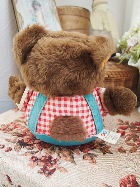 フィッシャープライス　ビンテージ1950 プルトイ　テディベア　USA アメリカ フィッシャープライス社 ビンテージ 起き上がりこぼし VI559