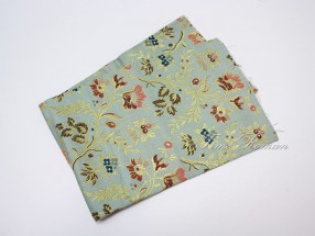 AS-310（Sand blue base flower）|生地/ファブリック|ドール関連品 II