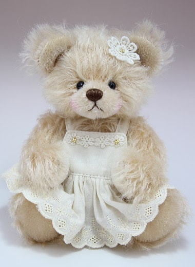 くまさんといっしょ/17㎝ドレスくま | テディベア,アーティストベア