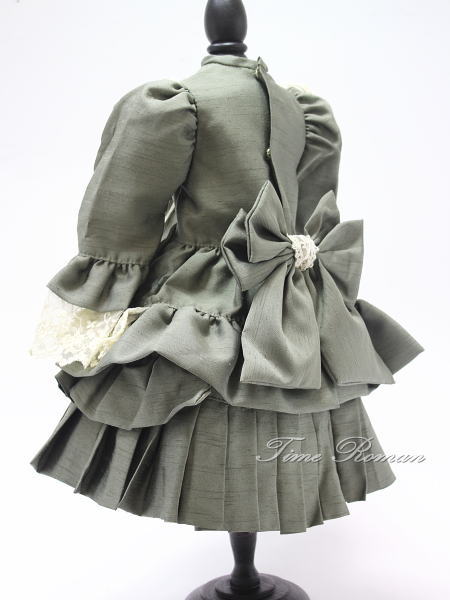 58cm前後 ドール用ツーピース＆ボンネット SET ⑩ | ドール関連