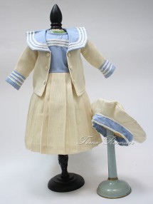 CM-154　約50cm〜55cm位ドールサイズ用　ジャケットツーピース&HAT SET|ドレス|ドール関連品 I