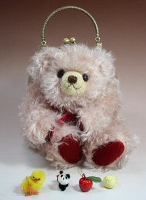 【12/9 お値下げいたしました】BiBi Bear/PINK X’mas|アーティストベア|テディベア
