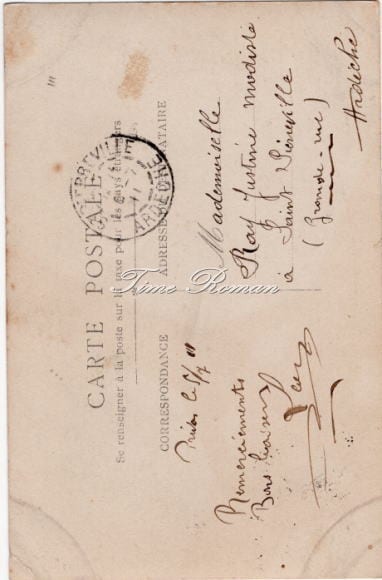 アンティークポストカード 少女 052 | ペーパーアイテム関連