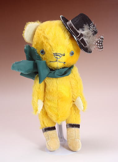 アーティストベア 黄色いクマ 加藤日砂/長靴をはいたクマ | テディベア,アーティストベア,加藤日砂