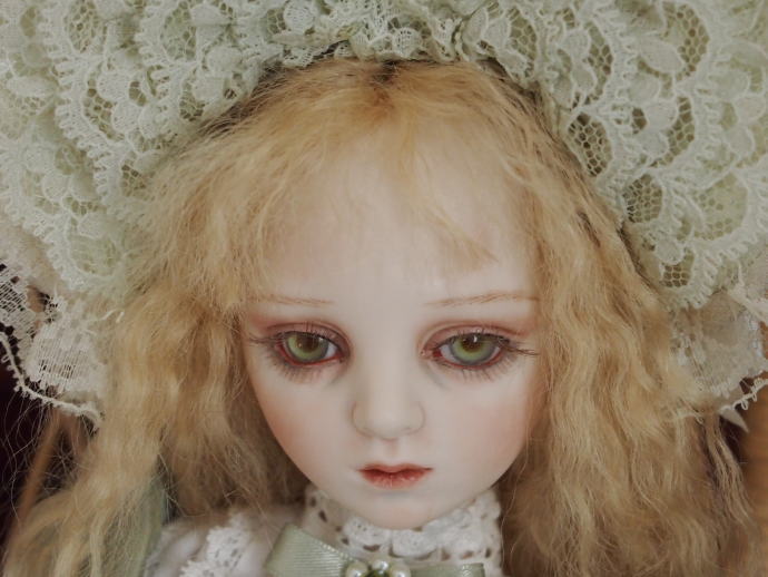 大山 冨美子 作 / 球体関節人形（グリーンドレス） | 人形（Doll