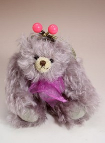 BiBi Bear/おさいふベアM 薄紫|アーティストベア|テディベア