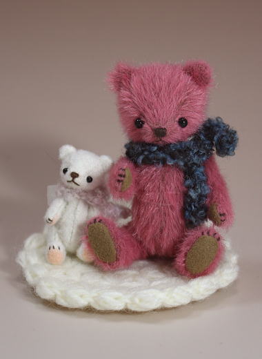 JH Bears 本田純子様 白いクマ テディベア ぬいぐるみ ミニチュア JH