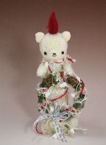 MANA'S BEAR/Christmas Candle Bear