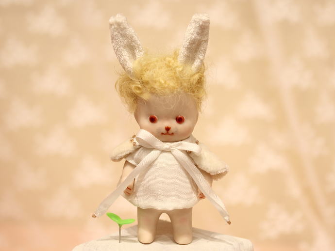 作家様　うさぎさん　メロンソーダ　ハンドメイドドール 作家様 うさぎさん メロンソーダ ハンドメイドドール