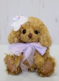 むぎゅべあ/トイプードル（金茶）|アーティストベア|テディベア