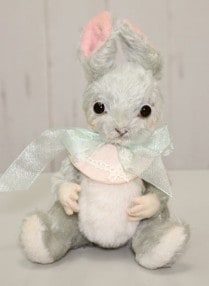 すずき まみ / うさきの赤ちゃん（グリーン）|アーティストベア|テディベア