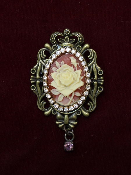 カメオ　14金　フラワーモチーフ カメオ 14金 フラワーモチーフ Ring Diamond Flower Clusters 14