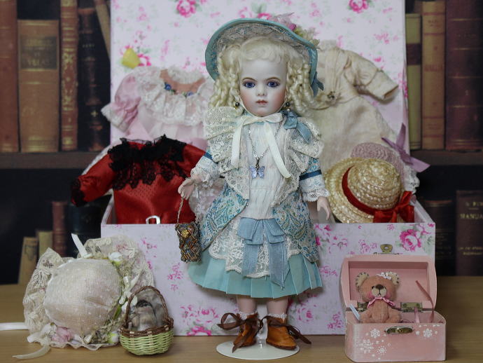 大坪 純子作／リプロダクション ミレットBru1 ボックスセット | 人形