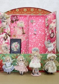 三橋 昌子作 / レプリカドール カルトナージュBOX ミニョネット4体