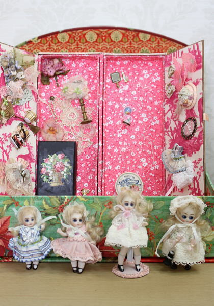 三橋 昌子作 / レプリカドール カルトナージュBOX ミニョネット4体